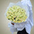 white roses bouquet