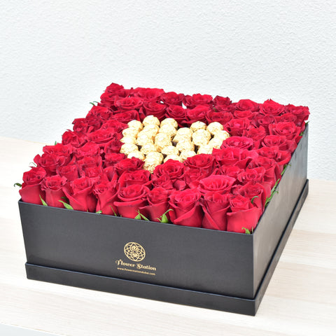 Order Flower Box | Rose Box Delivery Dubai | Flower Station